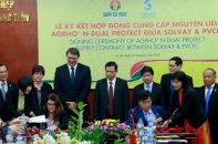 Đạm Cà Mau ký kết Hợp đồng cung cấp nguyên liệu dài hạn với Tập đoàn Solvay