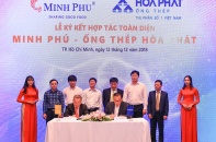 Minh Phú, Nhựa Tiền Phong, Hòa Phát hợp tác phát triển ngành tôm