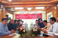 Đẩy nhanh tiến độ các dự án mang tính biểu tượng hợp tác Việt - Lào