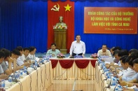 Bộ Khoa học và Công nghệ hỗ trợ Cà Mau xây dựng trung tâm khởi nghiệp đổi mới, sáng tạo