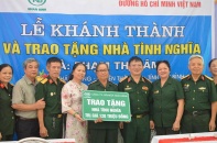 Công ty cổ phần Nhân Bình: Trao nhà tình nghĩa cho cựu chiến binh Trường Sơn