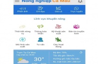 Triển khai phần mềm Nông nghiệp Cà Mau