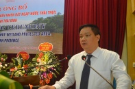 Thái Bình: Thành lập Khu Bảo tồn thiên nhiên đất ngập nước Thái Thụy