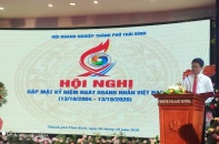 Thành phố Thái Bình gặp mặt doanh nghiệp nhân Ngày Doanh nhân Việt Nam 
