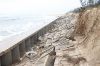 Quảng Nam đề nghị hỗ trợ vốn Dự án kè chống sạt lở bờ biển Tam Thanh