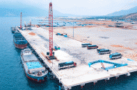 Hàng hóa qua Cảng biển Tổng hợp Cà Ná ước đạt khoảng 1 triệu tấn