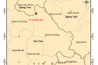 Liên tiếp xảy ra 5 trận động đất tại Kon Tum