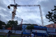 Điều tra, làm rõ vụ gãy cần trục tháp tại Dự án chung cư Tháp Đại Dương