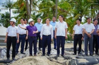 Bí thư Đà Nẵng kiểm tra Dự án Khắc phục khẩn cấp tuyến kè bảo vệ sông Thu Bồn