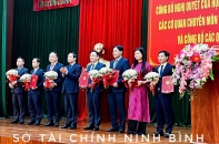 Ông Đặng Thái Sơn được bổ nhiệm giữ chức Giám đốc Sở Tài chính Ninh Bình