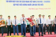 Thái Bình biểu dương người làm báo tiêu biểu nhân 100 năm ngày Báo chí Cách mạng Việt Nam