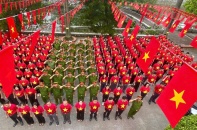 Hưng Yên đồng loạt tổ chức lễ chào cờ “Tôi yêu Tổ quốc, quê hương tôi”