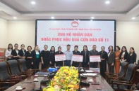 Doanh nhân nữ Thái Bình hỗ trợ người dân Thái Nguyên khắc phục hậu quả bão số 11