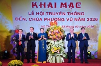 Hưng Yên: Khai mạc Lễ hội Đền - Chùa Phượng Vũ