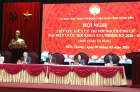 Hưng Yên: Ứng cử viên đại biểu Quốc hội tiếp xúc cử tri tại xã Kiến Xương