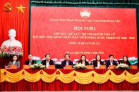 Hưng Yên: Người ứng cử đại biểu HĐND tỉnh cam kết lắng nghe và đồng hành cùng cử tri