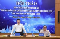 Hưng Yên bàn giải pháp nâng hạng Chỉ số đổi mới sáng tạo