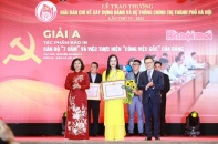 Hà Nội trao thưởng Giải Báo chí về xây dựng Đảng lần thứ VI