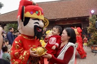 [Ảnh] Chìm đắm trong không khí Tết cổ truyền tại Làng cổ Đường Lâm