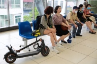 Hà Nội Metro làm rõ thông tin cấm mang xe đạp gấp pin Lithium lên tàu