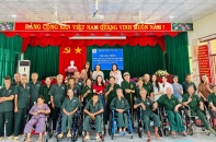 VPA thăm hỏi, tặng quà thương bệnh binh, người có công Long Đất