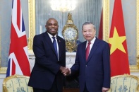 Tổng Bí thư Tô Lâm gặp Phó Thủ tướng Anh David Lammy