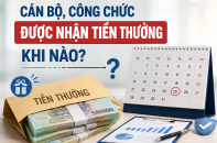 Khi nào cán bộ, công chức được nhận tiền thưởng theo quy định mới?