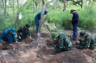 Dùng radar xuyên đất tìm hài cốt liệt sĩ trong bệnh viện ở Quảng Trị