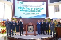 Cổ phiếu Bảo hiểm Quân đội tăng "hết ga" trong ngày đầu giao dịch sàn HoSE