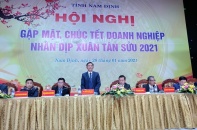 Nam Định gặp mặt doanh nghiệp nhân dịp năm mới Tân Sửu 