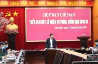 Thái Bình dừng các hoạt động đông người không cần thiết