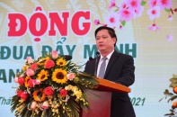 Thái Bình phát động "Doanh nghiệp thi đua đẩy mạnh sản xuất, kinh doanh năm 2021"