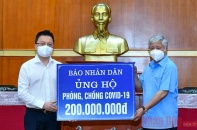 Báo Nhân dân ủng hộ 200 triệu đồng phòng chống dịch