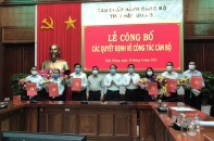 Hậu Giang công bố quyết định điều động, bổ nhiệm hàng loạt cán bộ