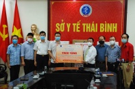 Thái Bình tiếp nhận vật tư y tế do doanh nghiệp trao tặng trị giá 225 triệu đồng