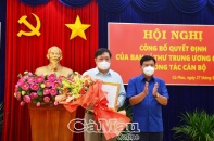 Cà Mau có tân Phó bí thư Tỉnh ủy