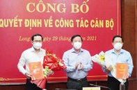 Long An bổ nhiệm Phó giám đốc Sở Xây dựng, Sở Kế hoạch và Đầu tư