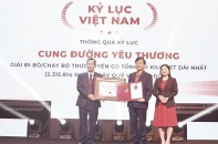 “Dai-ichi - Cung đường yêu thương 2021” được trao chứng nhận Kỷ lục Việt Nam