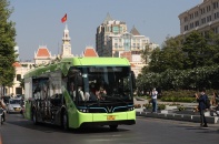 VinBus khai trương tuyến buýt điện đầu tiên kết nối mạng lưới vận tải công cộng TP.HCM