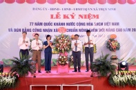 Xã Thụy Ninh (Thái Bình) đón bằng công nhận xã đạt chuẩn nông thôn mới nâng cao