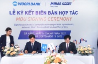 Chứng khoán Mirae Asset Việt Nam ký kết thỏa thuận hợp tác với Woori Bank 