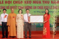 Thái Bình: Công bố Quyết định công nhận bảo vật Quốc gia và khai mạc Lễ hội chùa Keo