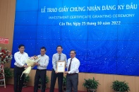 Trao Giấy chứng nhận đăng ký đầu tư VSIP Cần Thơ, vốn gần 160 triệu USD