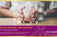 Gửi tiết kiệm tại BAC A BANK - Khách hàng được bảo an toàn diện, nhận thêm siêu ưu đãi phí