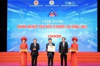 Công ty Tân Đệ tiếp tục được vinh danh “Doanh nghiệp tiêu biểu vì người lao động 2022"