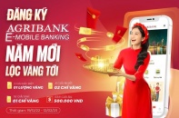 Bùng nổ ưu đãi Tết: Rước “lộc vàng” khi mở tài khoản Agribank E-Mobile Banking
