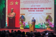 Thủ tướng Chính phủ dự Lễ kỷ niệm 110 năm ngày sinh đồng chí Huỳnh Tấn Phát