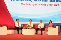 Thường trực Tỉnh ủy Thái Bình đối thoại với đoàn viên, thanh niên
