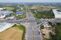 Long An: Thông xe đường Vành đai TP. Tân An đoạn Quốc lộ 1 - ĐT.827A từ ngày 29/4/2023