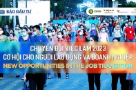 Báo Đầu tư tổ chức talkshow Chuyển đổi việc làm 2023: Trao cơ hội việc làm mới cho người lao động